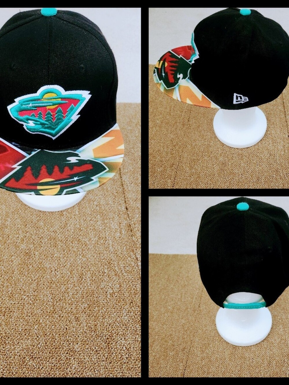 MINNESOTA WILD NHL HOCKEY SNAPBACK HAT.
